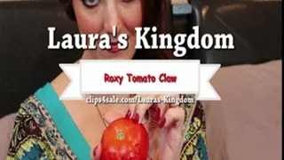 Roxy Claws a Tomato!