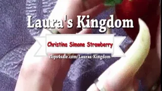 Christina Simone Claws Strawberries!