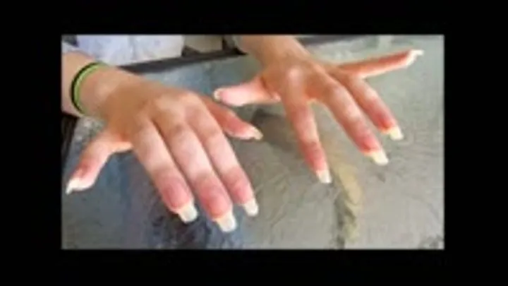 KNicole 3 Tapping Beautiful long nails