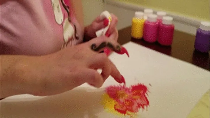 Painting with long nails! Pt 2