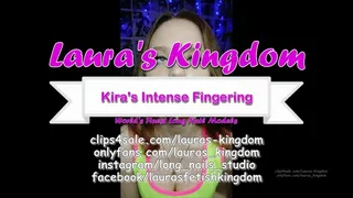 Kira's Intense Self-Fingering