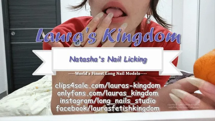 Natasha's Nail Licking