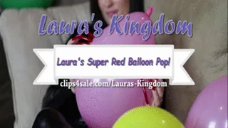 Laura's Super-Red Balloon Pop!!