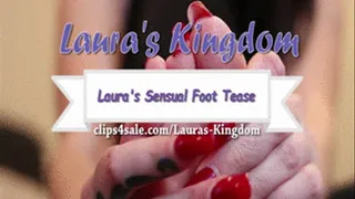 Laura's Sensual Foot Tease