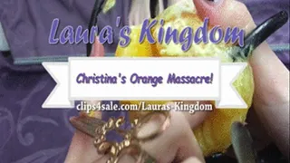 Christina Simone's Orange Massacrre!