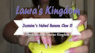 Jazmine's Nude Banana!