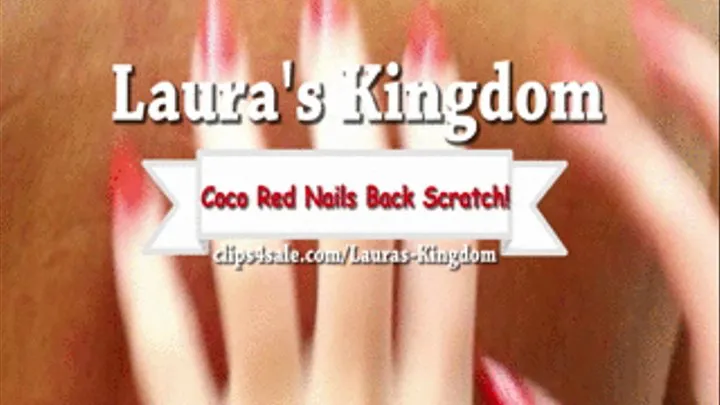 Coco Red Sharp Nails Scratch!