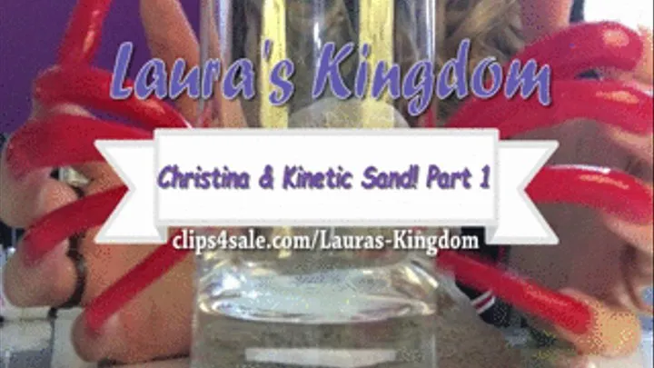 Christina Simone's Kinetic Sand! Pt 1