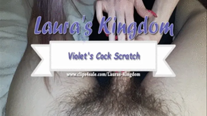 Violet's Hard Cock Scratch!