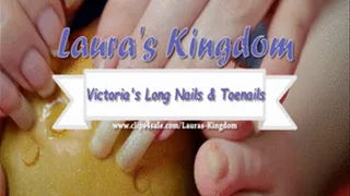 Victoria's Long Nails & Toenails!
