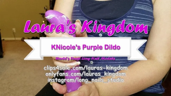 KNicole's Purple Dildo