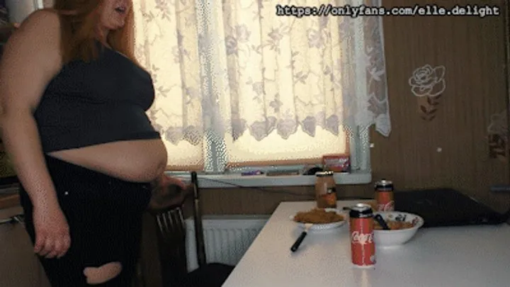 BURPING WITH FULL BELLY