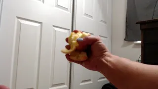 POV Bare Handed Apple Crushing