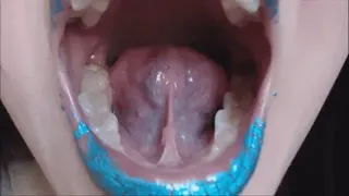 Veiny Tongue And Uvula