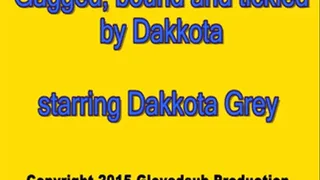 Gagged, bound and tickled by Dakkota MP4