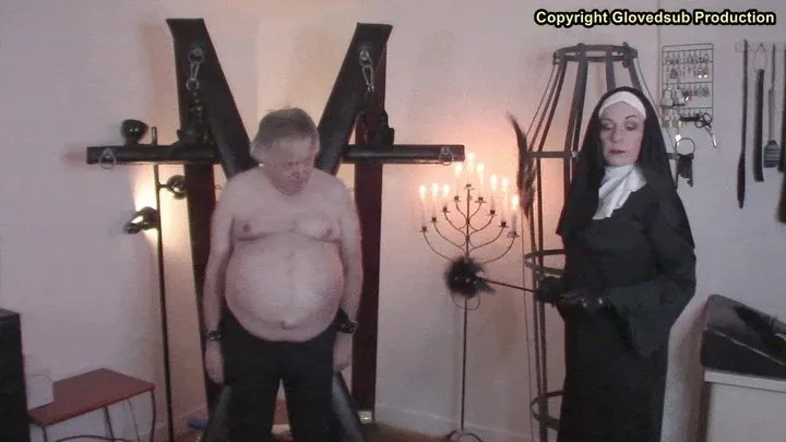 Tickled by Nun Mary part 2 MP4 starring Mistress Diamondblu