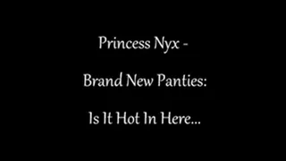 Princess Nyx - Brand New Panties Is it Hot in Here