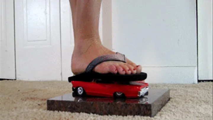 Flip flop car crush