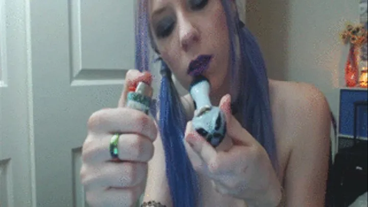 Goth Girl Smoking