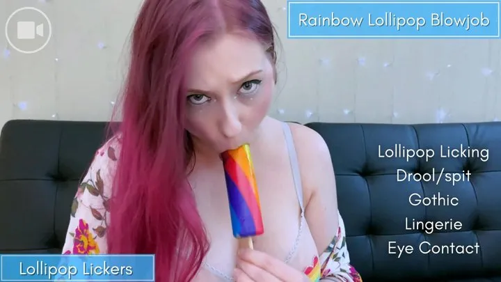 Rainbow Penis Pop - Lollipop Lickers