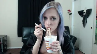 Ramen Noodle Eating Mukbang (Slurping & Chomping)