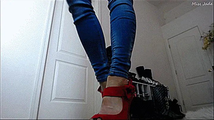 Red High Heel Drain