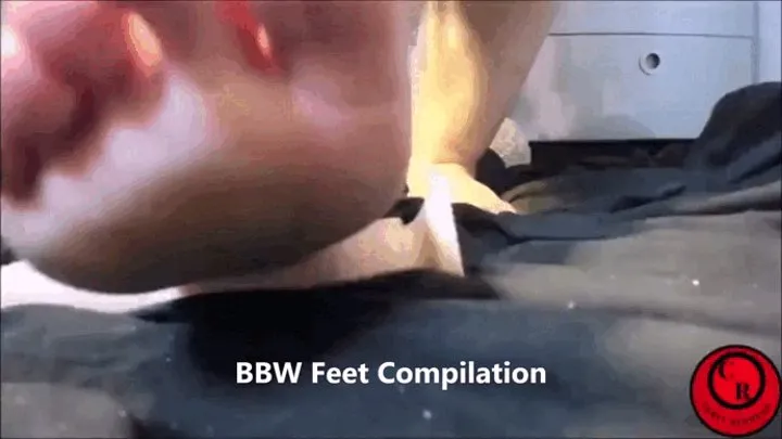 BBW Feet Compilation - CurvyRedhead