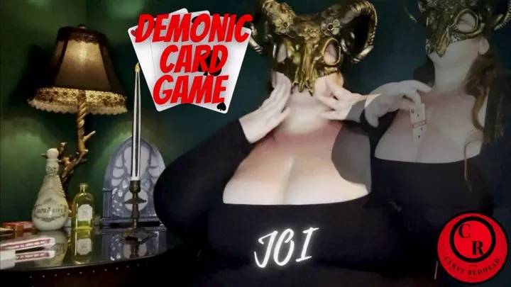 Demonic Card Game JOI - CurvyRedhead