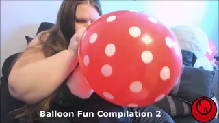 Balloon Fun Compilation 2 - CurvyRedhead