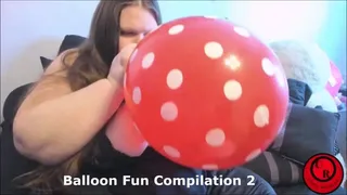 Balloon Fun Compilation 2 CurvyRedhead CurvyRedhead89 Curvy Redhead