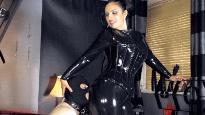 The supreme privilege of worshiping Our latex clad asses