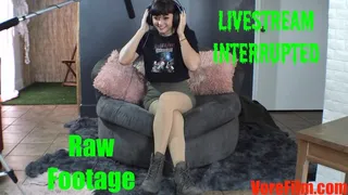 Livestream Interrupted - raw footage 540res