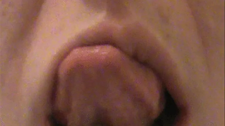 Up Close With My Mouth