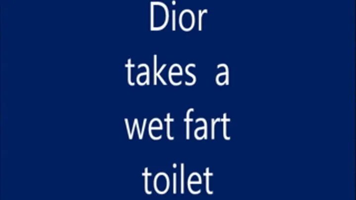 Dior's stinky wett toilet farts