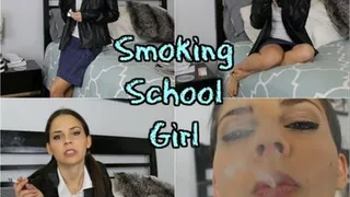 Smoking School Girl(mob)