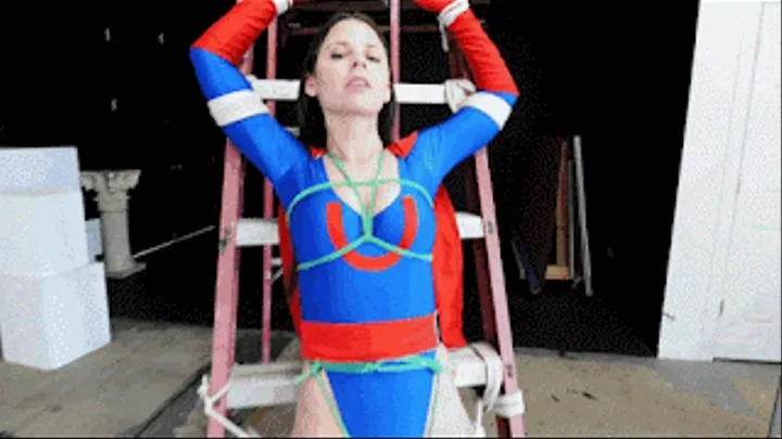 Ultragirl Asking for It: Cali Logan is a naughty superheroine who begs to be bound and made to cum