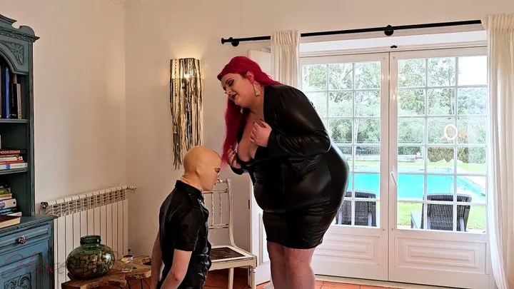 Mistress Catastrov humiliates Matriarch Ezada Sinn's tiny boy