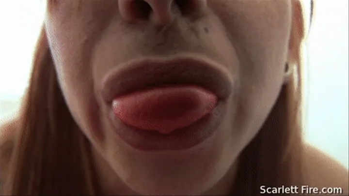 Scarlett Fire chewing bubble gum - part 4 of 6