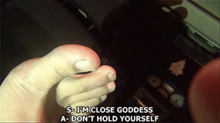 JERK OFF WORSHIPING FEET IN CAR | GODDESS ALESSIA | NIGHT DATE IN CAR