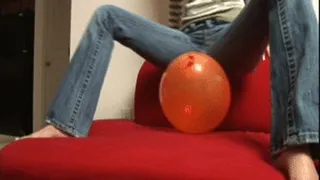 Addison Crush Orange Balloon Jean Pop
