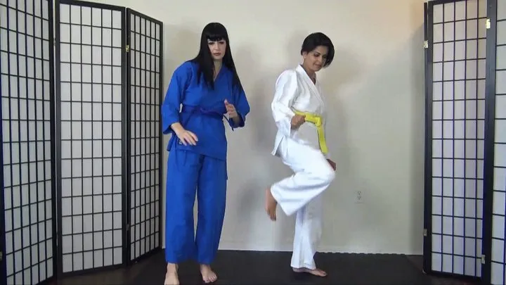 BRANDON & NYXON KARATE FOOT WORSHIP