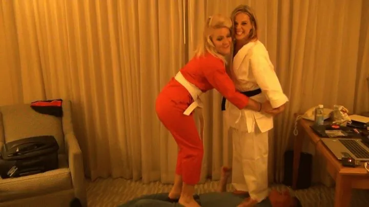 KARATE GIRLS TRAMPLE