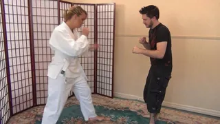 SONYA WHITE BELT TAKE DOWN & FOOT DOMINATION