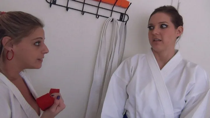 SADIE EARNS HER RED BELT :: KARATE FOOTJOB