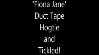 'Fiona Jane'...Duct Tape Hogtie and Tickled!...