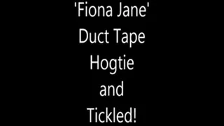 'Fiona Jane'...Duct Tape Hogtie and Tickled!..