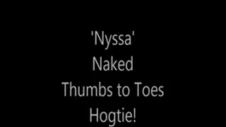 'Nyssa'...Naked..Thumbs to Toes Hogtie!..