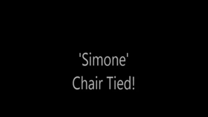 'Simone'....Chair Tied!..