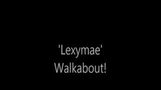 'Lexymae'.....Walkabout!..