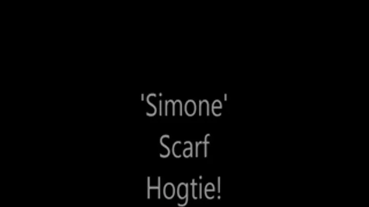 'Simone' Scarf Hogtie!...